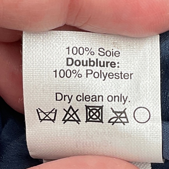 J. Crew NWOT 100% Silk Antique Floral Print Blue Short Sleeve Sheath Dress 4 - Picture 14 of 16